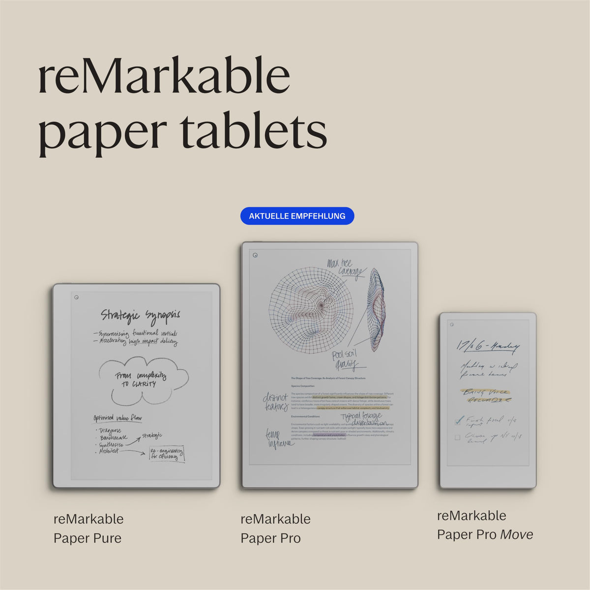 Paper Pro mit Marker Plus 11,8 Zoll e ink Notizbuch Farbdisplay und Leselicht zum Denken Schreiben und Lesen