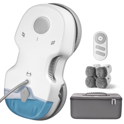 Fensterputzroboter S7 aktive Sprühfunktion 6500 Pa Saugkraft 3D Schwebepad 80 ml Tank Mehrfachschutz 8 Lappen