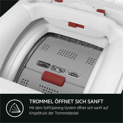 Toplader Waschmaschine Serie 7000 ProSteam 7 kg 1300 U/min Energieklasse A Leise Wasserstopp LTR7A71370