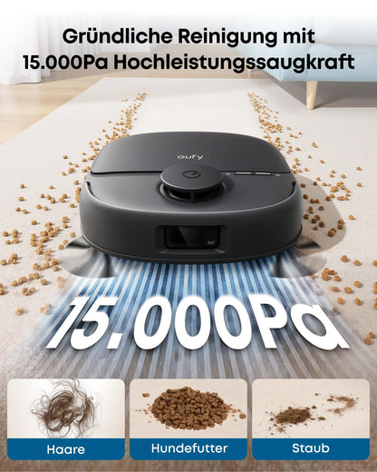 HydroJet C28 Saugwischroboter 15000 Pa KI Hindernisvermeidung selbstreinigende Wischrolle 5 in 1 Station