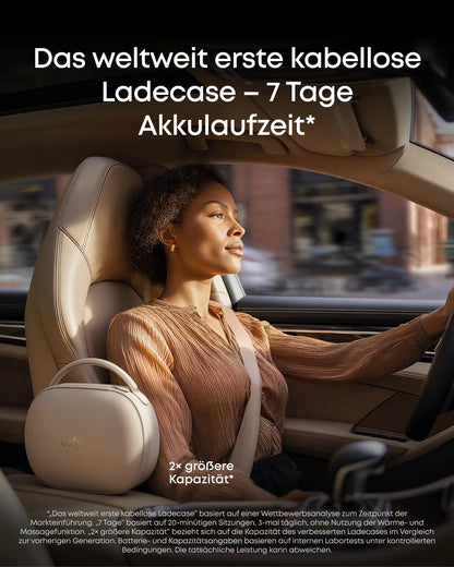 Tragbare elektrische Milchpumpe S2 Pro kabelloses Ladecase Wärmemassage HeatFlow VibraPump freihändig