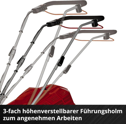 Akku Rasenmäher GEcm 36/43 Li M Solo PowerXChange 36V 43cm 600m² Brushless Mulchfunktion 63L 25 75mm ohne Akku