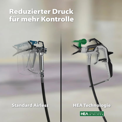 Airless Sprühsystem Control Pro 350 R Wandfarbe Latex Lack Lasur 15m² in 2min 110bar Druckregler Schlauch 15m