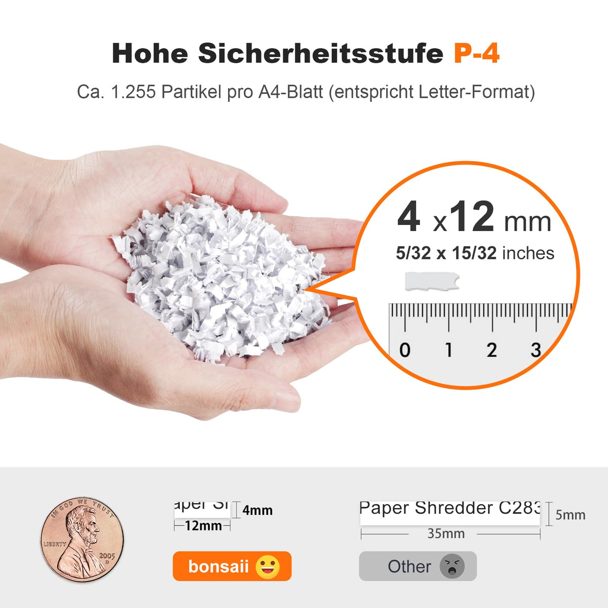 Aktenvernichter AutoFeed 200 Blatt P4 Mikroschnitt 60 Min 31L herausziehbarer Behälter leise 58 dB C283