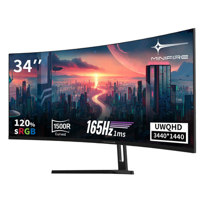 34 Zoll Curved 1500R Gaming Monitor 165Hz 3440x1440 1ms MPRT FreeSync HDR VA 2xHDMI 2.1 1xDP 1.4 MFG34C5Q