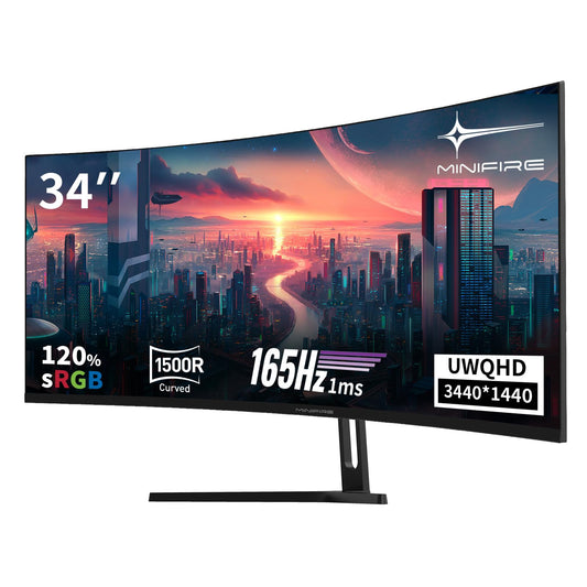 34 Zoll Curved 1500R Gaming Monitor 165Hz 3440x1440 1ms MPRT FreeSync HDR VA 2xHDMI 2.1 1xDP 1.4 MFG34C5Q