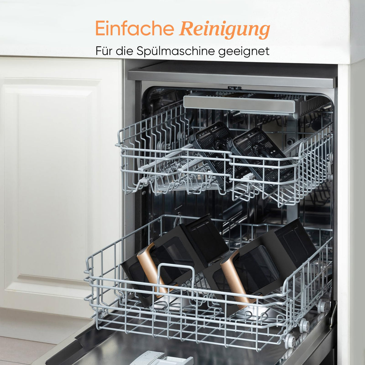 Airfryer, Mit Sichtfenster, 8,5L Heißluftfritteuse 2 Kammern, NTC-Tech für präzise Temperaturkontrolle, Gold