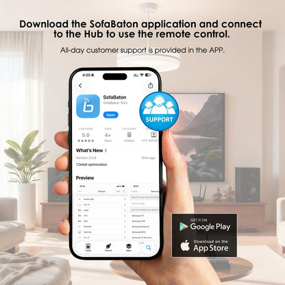 X2 Universal-Fernbedienung, Hub & Ladestation, Touch, Ein-Tasten-Bedienung, für 60 IR/Bluetooth/WLAN-Geräte
