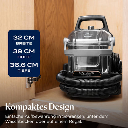 SpotClean HydroSteam Teppichreiniger und Dampfreiniger 1000W 3689N Nasssauger für Teppiche Polster Auto