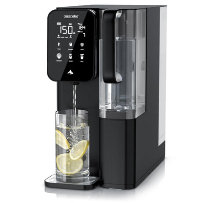 Osmoseanlage 99,99% reines Wasser, 7 Stufen Filter (5+2), montagefrei, Heißwasserspender 40 bis 100 °C, TDS