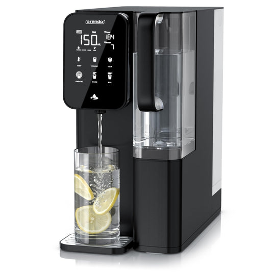Osmoseanlage 99,99% reines Wasser, 7 Stufen Filter (5+2), montagefrei, Heißwasserspender 40 bis 100 °C, TDS