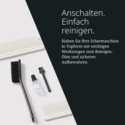Kabellose Barber Combo, Magic Clip und Detailer Li, Titan und DLC Klingen, 100 Min, 6 Aufsätze, Styling Kamm