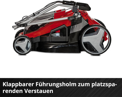 Akku Rasenmäher GEcm 36/43 Li M Solo PowerXChange 36V 43cm 600m² Brushless Mulchfunktion 63L 25 75mm ohne Akku