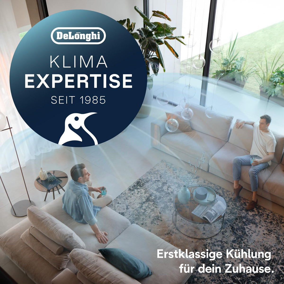 Pinguino 3in1 Mobilklimagerät bis 27 m², 9400 BTU, leise, Fernbedienung, 24h, Energieklasse A, PACEM82