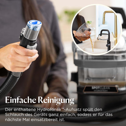 SpotClean HydroSteam Teppichreiniger und Dampfreiniger 1000W 3689N Nasssauger für Teppiche Polster Auto