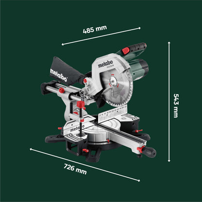 Kappgehrungssäge KGS 254 M, Zugfunktion, 254 mm, LED Schnittlinie PCL, Sanftanlauf, inkl. Precision Cut Wood