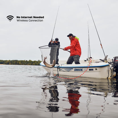 Smart Sonar Pro+ 2 Fischfinder Echolot mit Tiefenmesser, GPS-Sender für Kajak, Boot oder Eisangeln, inkl. App