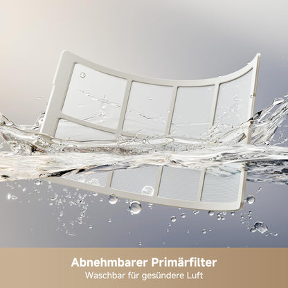MF10 Rotorloser Ventilator 270° Luftzirkulation 16x AirBoost temperaturadaptiver Luftstrom App Sprachsteuerung