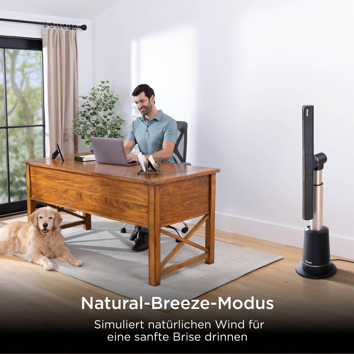 Turmventilator TurboBlade TF200SEU, leise, Fernbedienung, 10 Stufen, 180° Oszillation, Timer, 20 m Reichweite