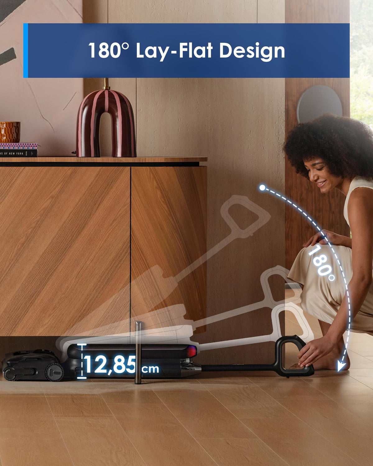 Floor ONE S9 Artist Smart Waschsauger, SmoothDrive, DualBlock, 180° Flachdesign, 85° Flashdry, 50 Min, 22000Pa