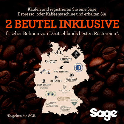 Barista Express Kaffeemaschine mit Mahlwerk und Milchaufschäumer, automatisches Mahlen, Milchschaum, schwarz
