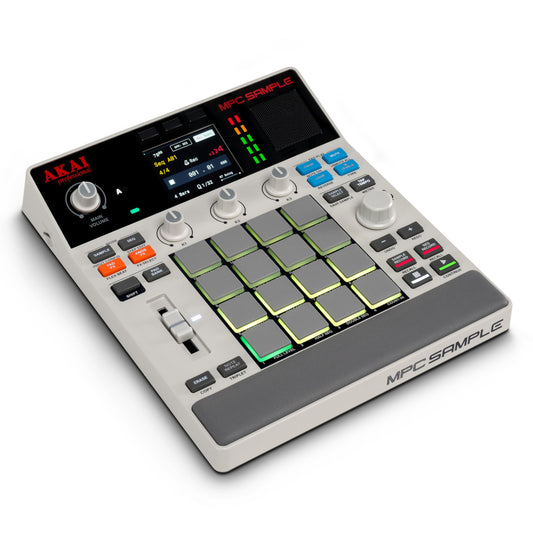 MPC Sample tragbarer Sampler Standalone Akku USB C Lautsprecher Mikrofon Sampling Sequencing Musikproduktion