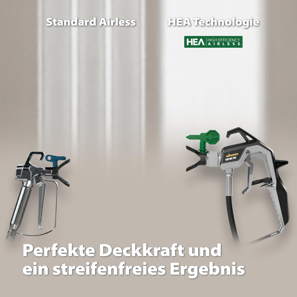 Airless Sprühsystem Control Pro 350 R Wandfarbe Latex Lack Lasur 15m² in 2min 110bar Druckregler Schlauch 15m