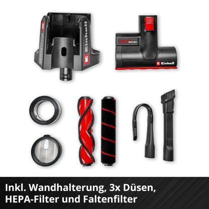 Akku-Stielstaubsauger TE-SV 18/270 BL-Solo PXC 18V Brushless 270mbar beutellos 3 Modi 3fach Filter ohne Akku