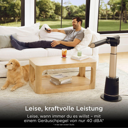 Turmventilator TurboBlade TF200SEU, leise, Fernbedienung, 10 Stufen, 180° Oszillation, Timer, 20 m Reichweite