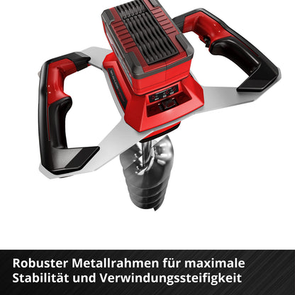 Akku-Erdbohrer GP-EA 18/150 Li BL Power X-Change 18V Brushless 150 mm 80 cm Bohrtiefe 4,0 Ah Akku Ladegerät