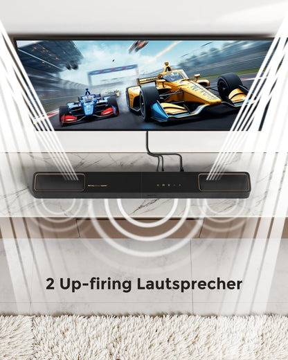 Skywave F40 Boom 5.1.2 Soundbar Dolby Atmos 6.5 Subwoofer 2 Surround Lautsprecher Bluetooth 5.4 HDMI eARC