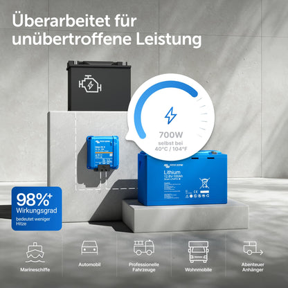 Orion XS Smart DC to DC Ladegerät 12V/12V 50A 700W mit erweitertem Batterieschutz für 12V Batterien