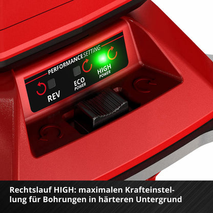 Akku-Erdbohrer GP-EA 18/150 Li BL Power X-Change 18V Brushless 150 mm 80 cm Bohrtiefe 4,0 Ah Akku Ladegerät