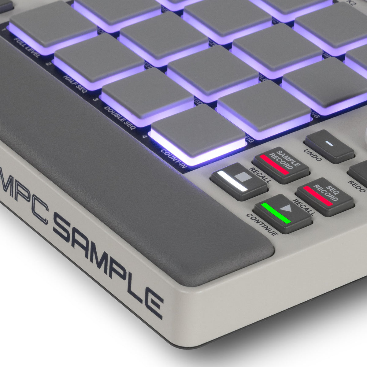 MPC Sample tragbarer Sampler Standalone Akku USB C Lautsprecher Mikrofon Sampling Sequencing Musikproduktion
