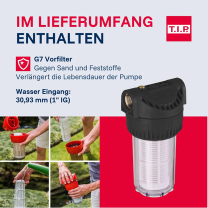 Hauswasserwerk HWW INOX 1300 Plus F 1200W Jet Pumpe 4350 l/h 50m Förderhöhe Druckkessel Vorfilter wartungsfrei