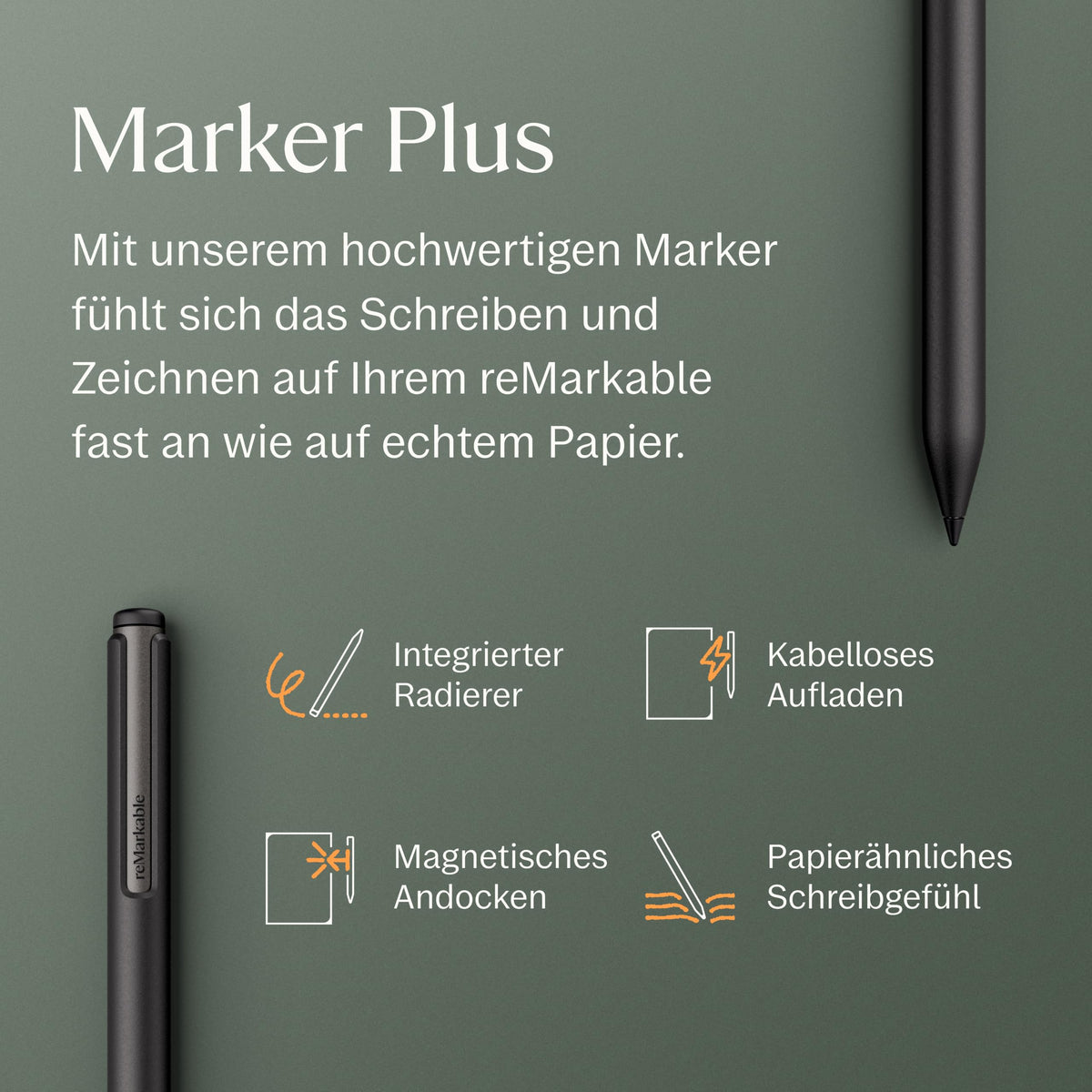 Paper Pro mit Marker Plus 11,8 Zoll e ink Notizbuch Farbdisplay und Leselicht zum Denken Schreiben und Lesen