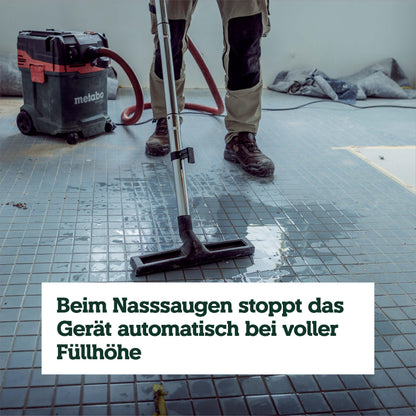 ASA 30 M PC Allessauger, 1200 W, Staubklasse M, 8m Kabel, 30l, Antistatikschlauch, Filterabreinigung, Zubehör