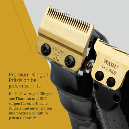 Kabellose Barber Combo, Magic Clip und Detailer Li, Titan und DLC Klingen, 100 Min, 6 Aufsätze, Styling Kamm
