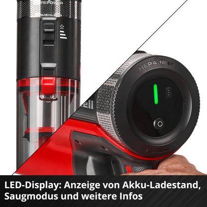 Akku-Stielstaubsauger TE-SV 18/270 BL-Solo PXC 18V Brushless 270mbar beutellos 3 Modi 3fach Filter ohne Akku