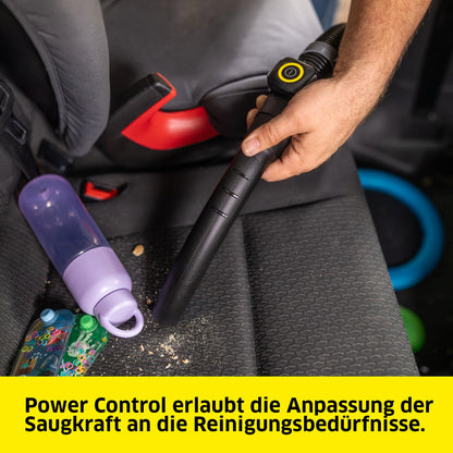 Nass Trockensauger WD 7 Control P S 30 l 1400 W FILTelligence Blasfunktion Fernbedienung Steckdose Edelstahl