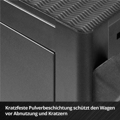 Werkstattwagen unbestückt, 6 Schubladen, Interlocksystem, Kugellagerschienen, Tragkraft 135 kg, Feststellrollen