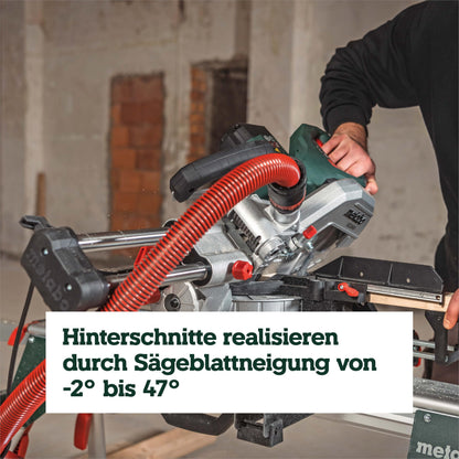 Kappgehrungssäge KGS 254 M, Zugfunktion, 254 mm, LED Schnittlinie PCL, Sanftanlauf, inkl. Precision Cut Wood
