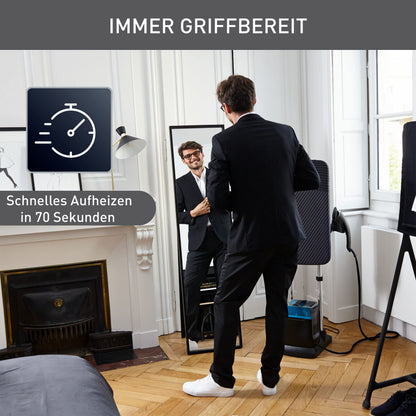 Ixeo Power Hochdruckdampfglätter mit Smartboard, 5,8 bar, 200g/min Dampfstoß, erfrischt & desinfiziert, QT2022