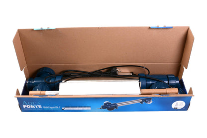 Midi Power UVC 75W Edelstahlgehäuse max 20m³/h kurze Lampen klarer Teich gesunde Fische ohne Chemikalien