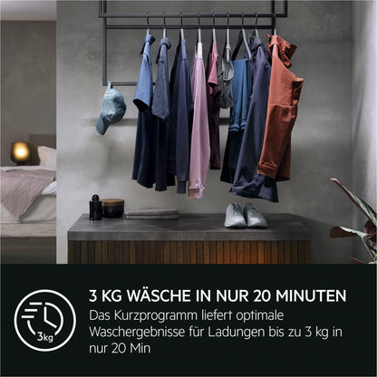 Waschmaschine 8 kg Serie 6000 ProSense Mengenautomatik Startzeitvorwahl 1400 U/min L6AMZ48FL Energieklasse A