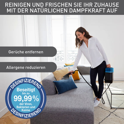Ixeo Power Hochdruckdampfglätter mit Smartboard, 5,8 bar, 200g/min Dampfstoß, erfrischt & desinfiziert, QT2022