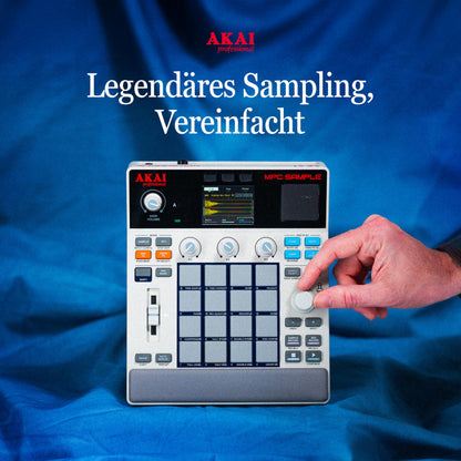 MPC Sample tragbarer Sampler Standalone Akku USB C Lautsprecher Mikrofon Sampling Sequencing Musikproduktion