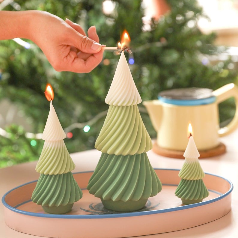 Evergreen Weihnachtsbaum Kerze Silikonform