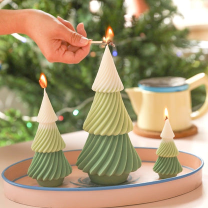 Evergreen Weihnachtsbaum Kerze Silikonform