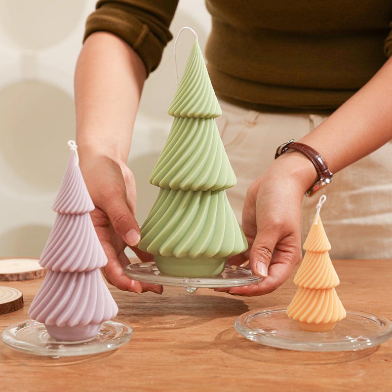 Evergreen Weihnachtsbaum Kerze Silikonform